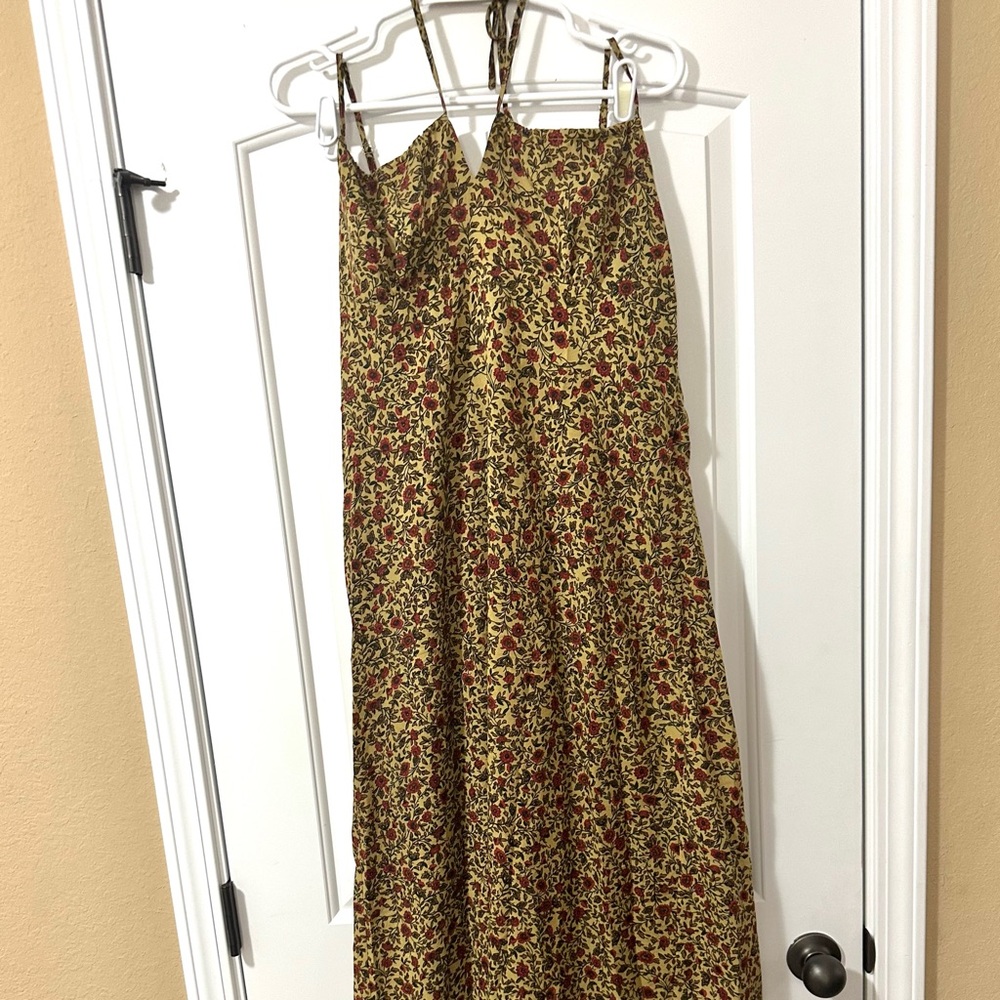 Floral Print Spaghetti Strap Sun Dress - Picture 6 of 16